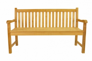 Teak Bench 68"  -  "Classic"  Style  3-Seater